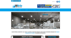 Desktop Screenshot of hibritelighting.com